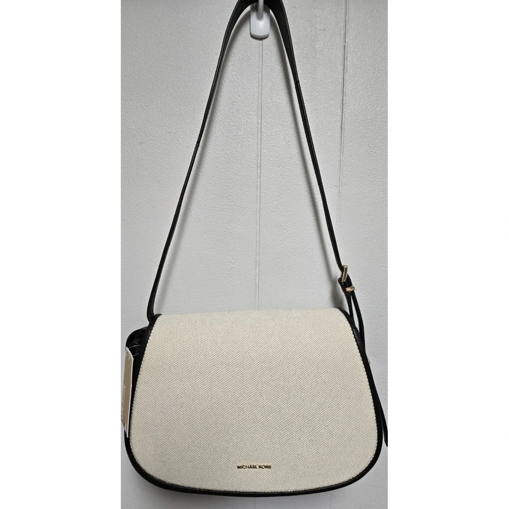 Michael Michael Kros Lydia Md Flap Messenger Bag New
